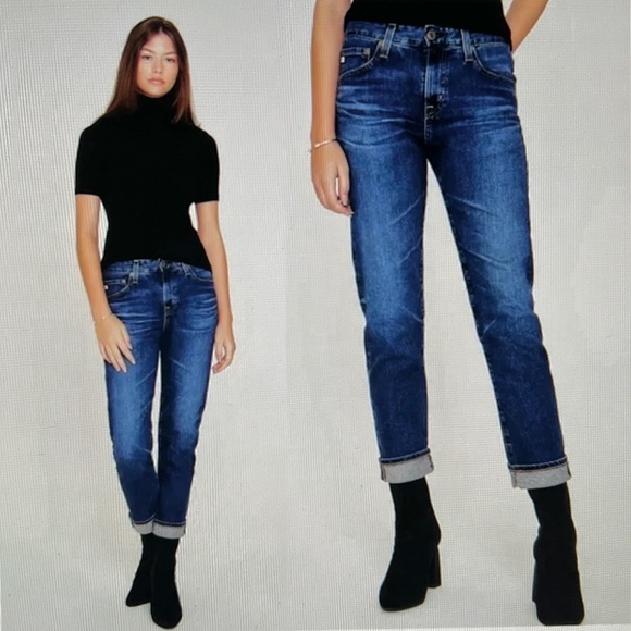 AG Adriano Goldschmied Ex Boyfriend Slim Slouchy Jeans size 31R - Picture 1 of 16